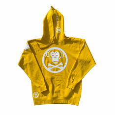 OG LOGO YELLOW AND WHITE HOODIE