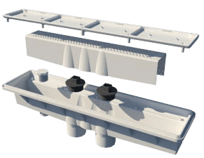 Pentair A&A Dual Suction AVSC Drain Vinyl w/ Hydrostatic Relief Fitting - White 556341
