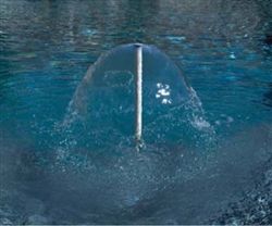 Pentair A&A SplashDown 22" Fountain Complete - Water Lilly - Gray 554302