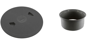 Pentair A&A QuikWater Leveler And DekClor Deck Lid & Ring - Dark Gray 542516