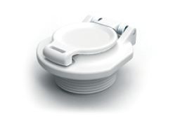 AquaStar StarzTruck Safety Vacuum Lock Wall Fitting Taupe #VLK15T07