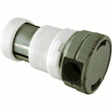 Caretaker Bayonet High Flow Cleaning Head - Light Gray 4-9-556