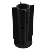 Caretaker Floor Canister Molded Post - Black # 3-4-250