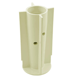 Caretaker Floor Canister Molded Post - Cream # 3-4-240