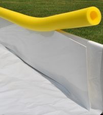 NiceRink 4' Kickplates 15" x 8' White (includes 4 screw per Kickplate)