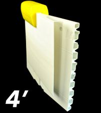 NiceRink 4' Kickplates Premium "L" Top 15" x 4' x 1"