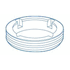 Paramount Pool Valet&reg; Threaded Retainer Ring - White #005-502-4800-01