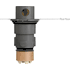 Paramount PVR Nozzle w/ Cap - Gray #004-617-4000-02