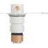 Paramount PVR Nozzle w/ Cap - White #004-617-4000-01