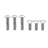 Paramount SDX&reg; High Flow Safety Drain Screw Pack Complete for Concrete # 005-252-0810-00