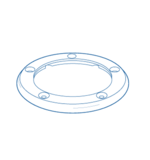 Paramount Vanquish Body Ring Top - Gray #005-577-4830-02
