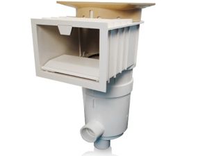 Paramount Venturi Skimmer White Body - Beige Lid #004-252-2923-07