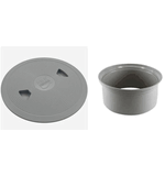 Pentair A&A QuikWater Leveler And DekClor Deck Lid & Ring - Light Gray 542518