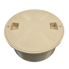 Pentair A&A QuikWater Leveler And DekClor Deck Lid & Ring - Tan 542520