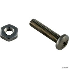 Polaris 180 Screw/Nut, 10-32 x 7/8" SS Pan Head # C75
