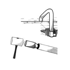 Pool Tool 1.900in Aluminum Handrail Stabilizing Plug for Anchor Handrails # 144-A