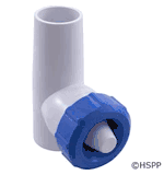 Poolvergnuegen PoolCleaner Adjustable Regulator Valve - White # V094P