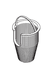 Waterway Hi-Flo Center Discharge 6in Trap Basket Assembly with Handle # 319-3230