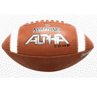 thumbnail image 2 of Spalding Alpha Leather Football - Official Horween Leather With Raised Diamond Lace For Superior Grip 2 of 13