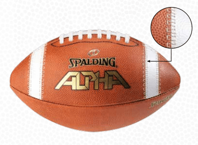 thumbnail image 2 of Spalding Alpha Leather Football - Official Horween Leather With Raised Diamond Lace For Superior Grip 2 of 13