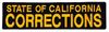 State Of California Corrections 11x3 Patch
