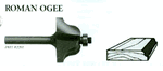 5/32 radius x 1/2 shank dia., Roman Ogee router bit 2202