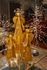 18 Gold Leaf Arch Angel With Glass Votive