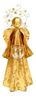 18 Gold Leaf Arch Angel With Glass Votive