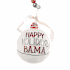 Alabama Happy Holidays Santa Ornament
