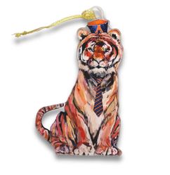 Auburn Tiger Acrylic Ornament