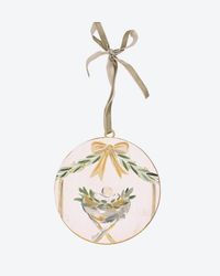 Baby Jesus Metal Disc Ornament