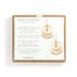 Beaded Prayer Champagne Earrings Beaded Prayer Champagne Earrings