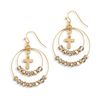 Beaded Prayer Grey Earrings