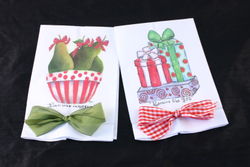 Christmas Linen Towels