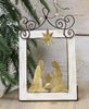 Framed Gold Leaf Holy Family Tabletop Decor