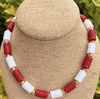 Alabama Gameday Beaded Disc Necklace