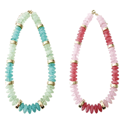 Gemelli Calloway Beaded Disc Necklace