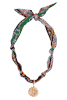 Gertrude Pearl Flower Scarf Necklace