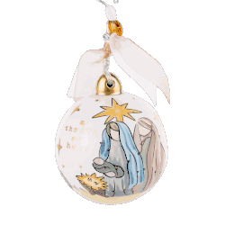 Gold Star Thrill Of Hope Ornament