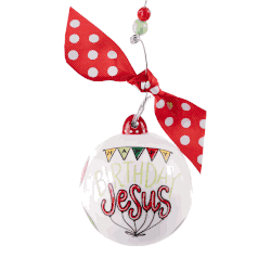 Happy Birthday Baby Jesus Ornament