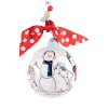 Most Wonderful Time Snowman Ornament