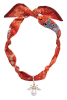 Monroe Pearl Bumble Bee Scarf Necklace