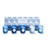 Hydrangea Set of 5 Votive Candles in Gift Box