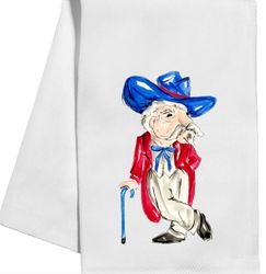 Ole Miss Handpainted Rebel Towel