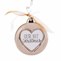 Our First Christmas Puff Ornament
