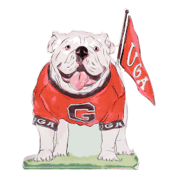 Georgia UGA Acrylic Block