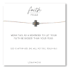Faith Over Fear Labradorite Gemstone Cross Necklace