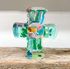 Green Everlasting Love Acrylic Cross