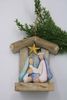 Holy Family With Driftwood Crche Ornament