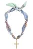 Louisa Cross Scarf Necklace